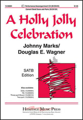 A Holly Jolly Celebration SATB choral sheet music cover